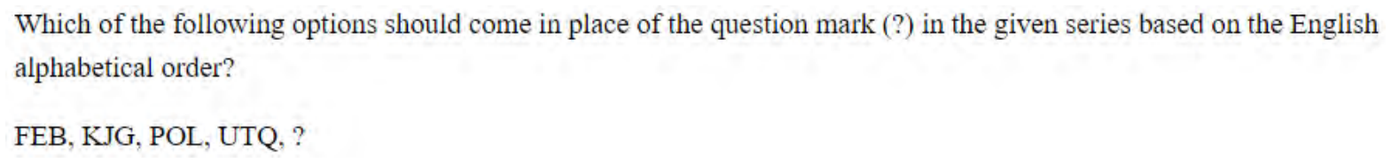 Question content