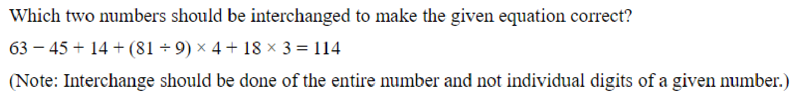 Question content