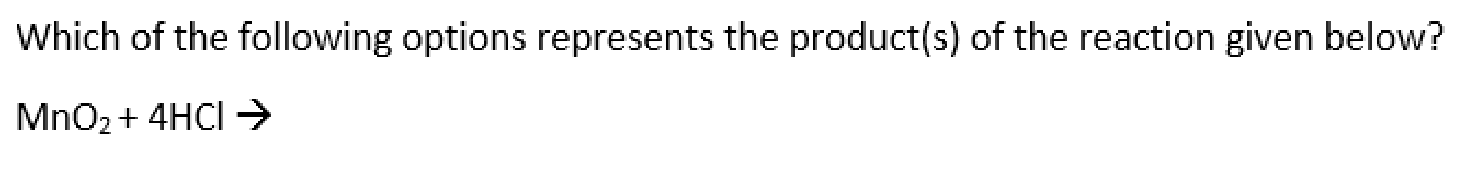 Question content