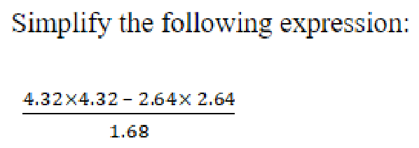 Question content