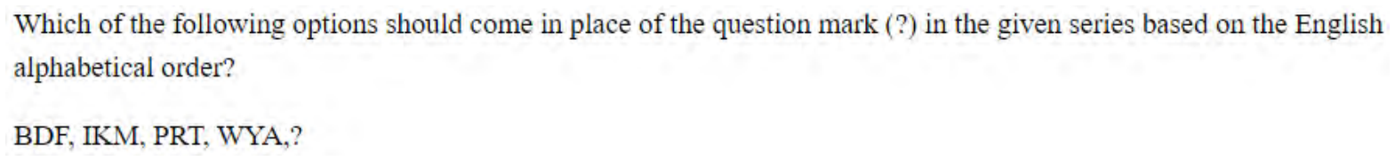 Question content