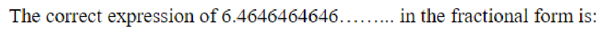 Question content