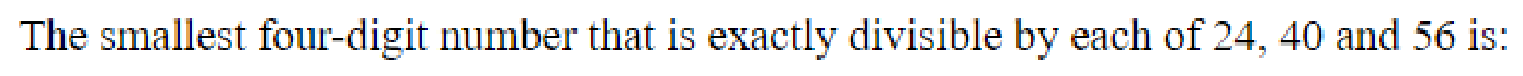 Question content