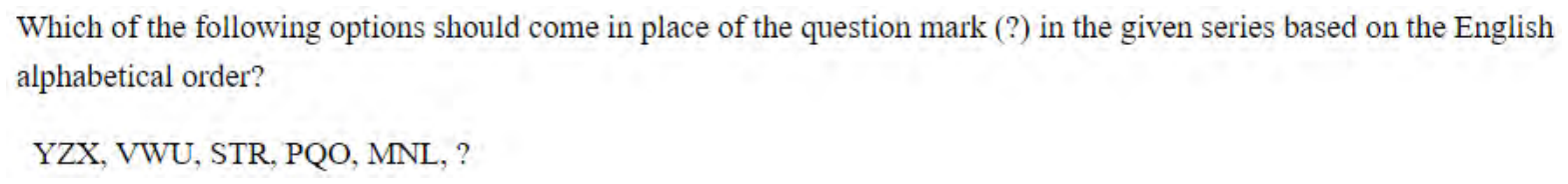 Question content
