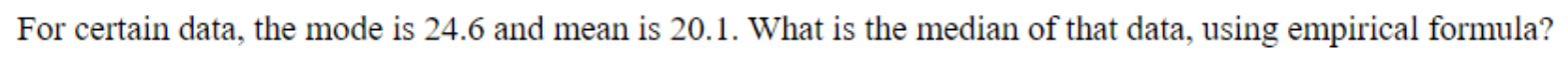 Question content