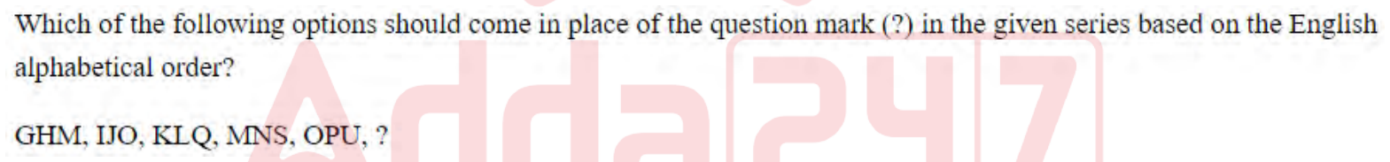 Question content