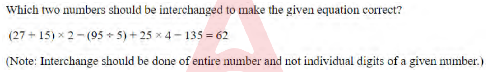 Question content