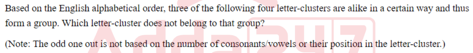 Question content