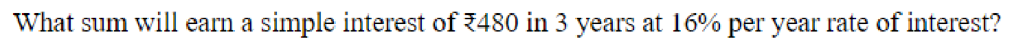 Question content