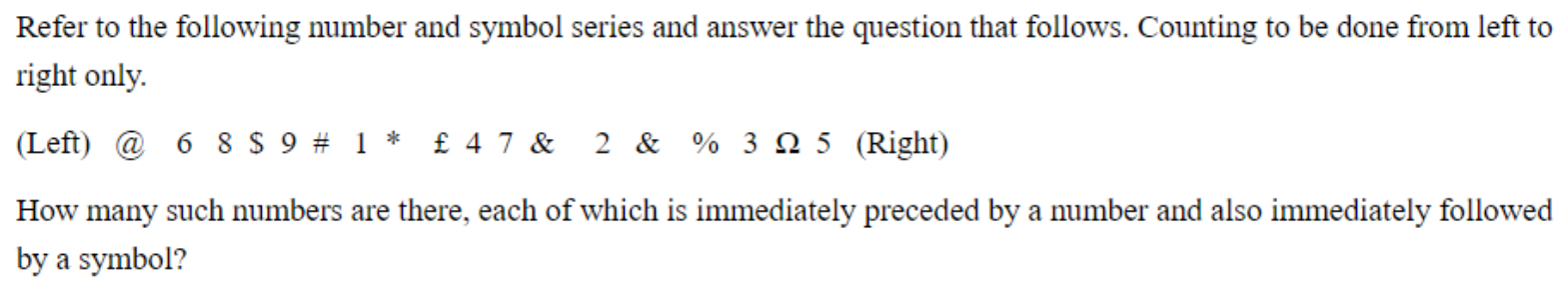 Question content