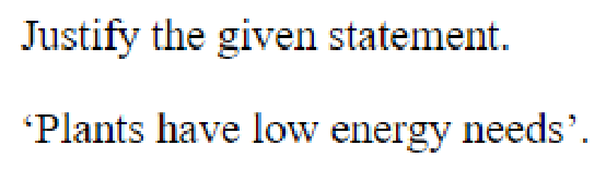 Question content