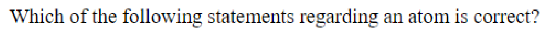Question content