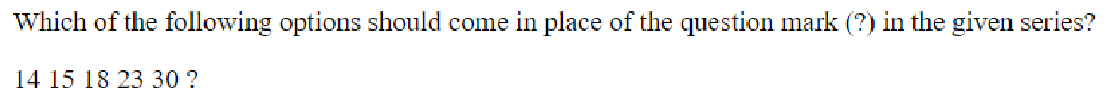 Question content