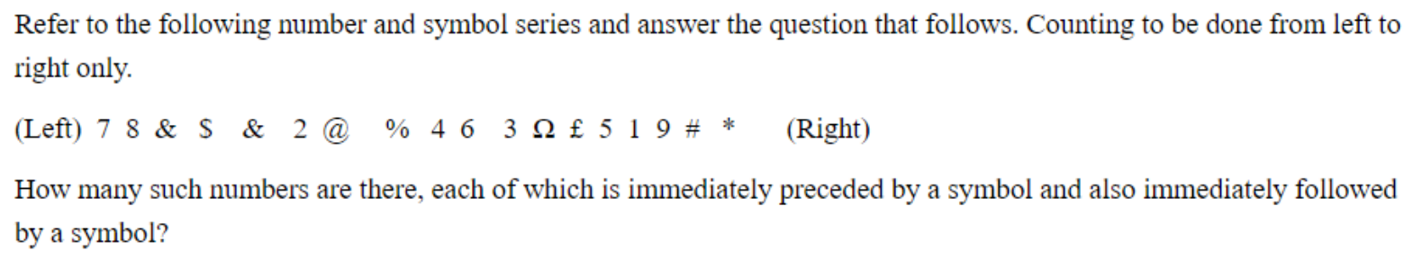 Question content