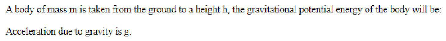 Question content