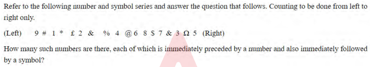 Question content