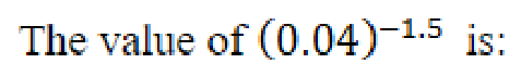 Question content