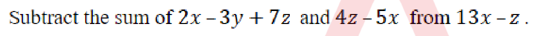Question content