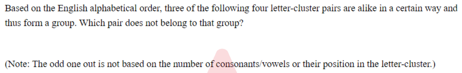 Question content