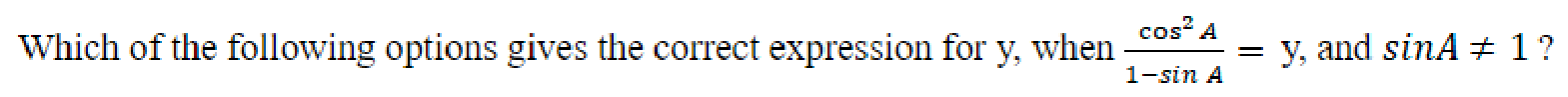 Question content