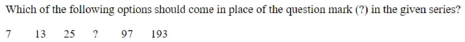 Question content