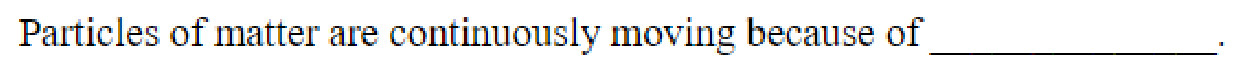 Question content