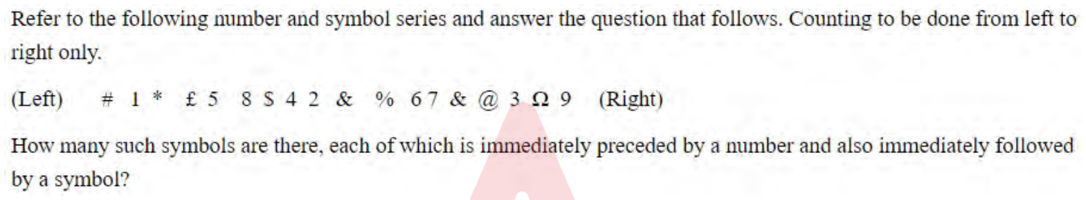Question content