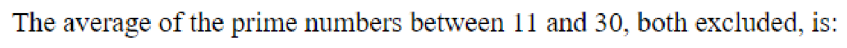 Question content