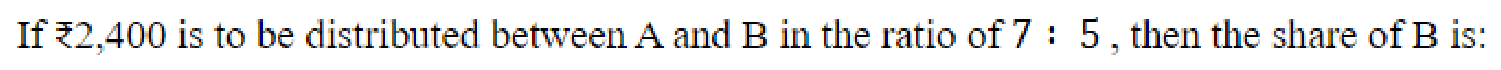 Question content