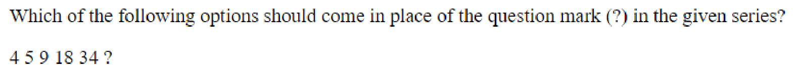 Question content