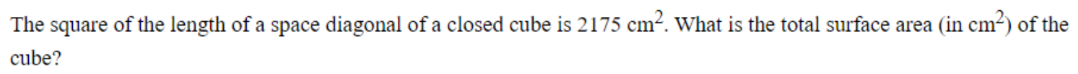 Question content