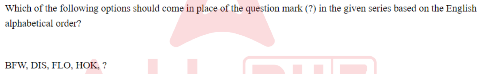 Question content