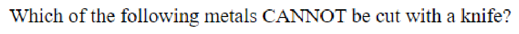 Question content