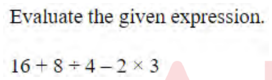 Question content
