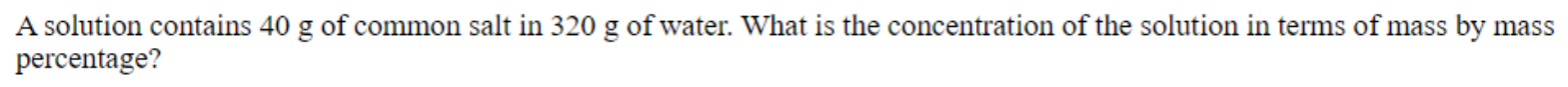 Question content
