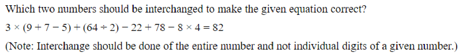 Question content