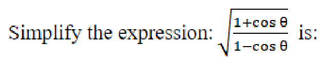 Question content