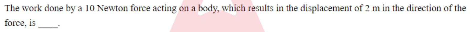 Question content