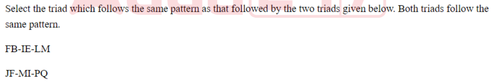 Question content