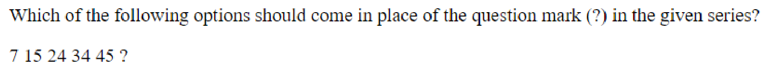Question content