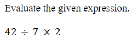 Question content