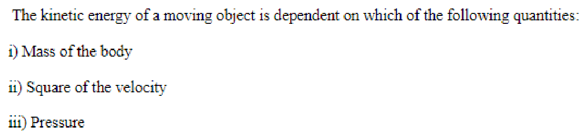 Question content