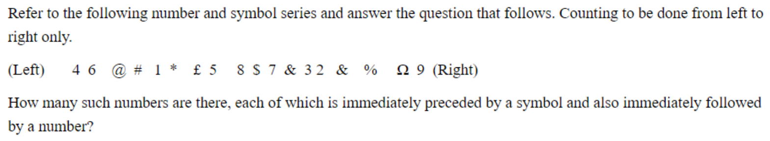 Question content
