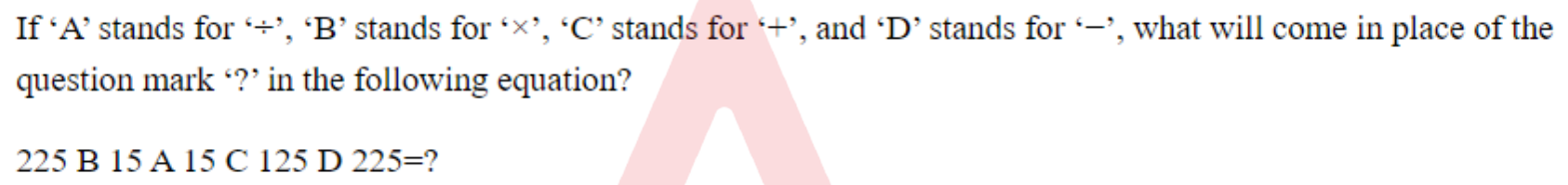 Question content