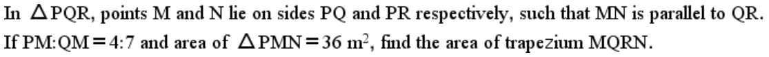Question content