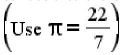 The volume of a solid cylinder is 5,236 cm 3 and its height is 34 cm. What is the total surface area of the solid cylinder?