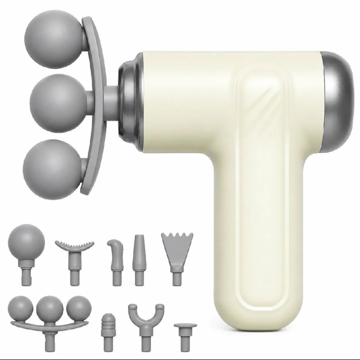 9-in-1 Deep Tissue 3-Head Massage Gun - 2