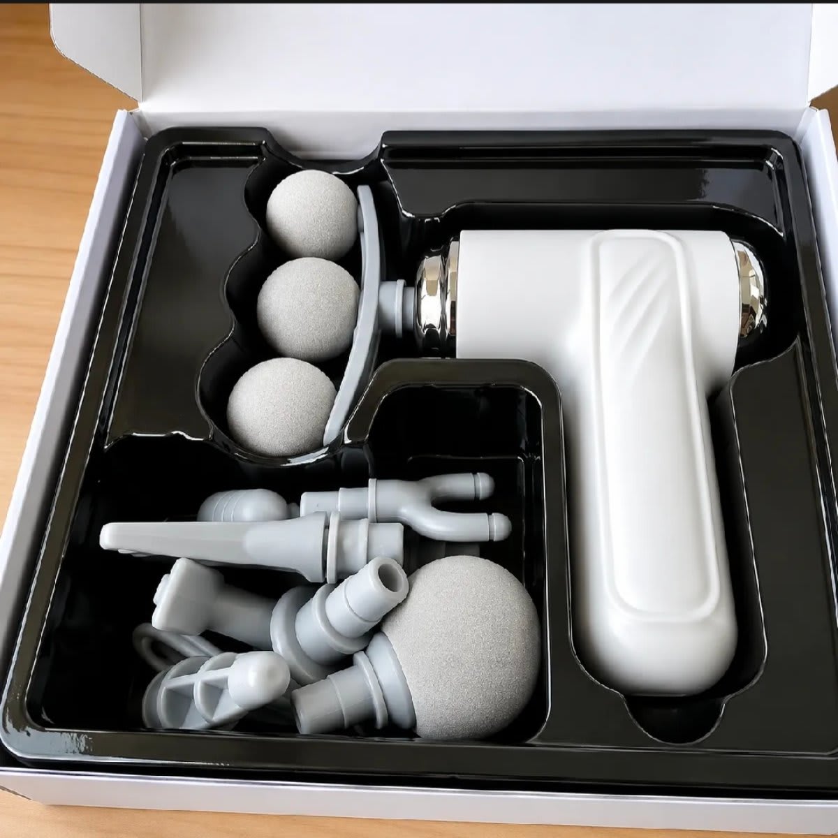 9-in-1 Deep Tissue 3-Head Massage Gun - 4