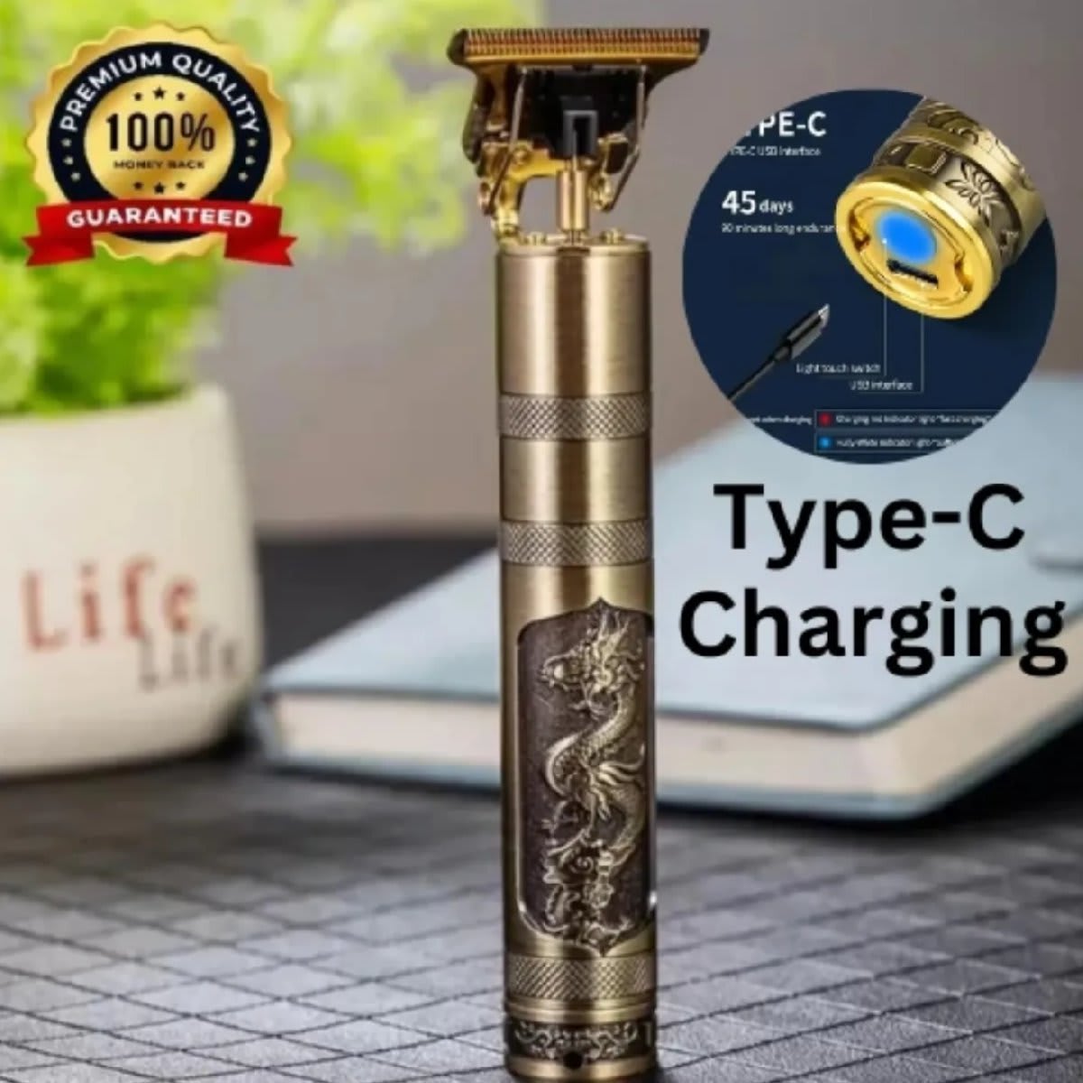 Vintage T9 Trimmer Electric Professional Hair Clipper Hair Cutting Machine for Men