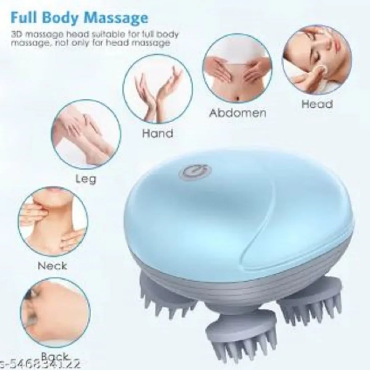 Electric Scalp & Full Body Massager - Smart Handheld Head Massager for Men, Women & Pets - 5